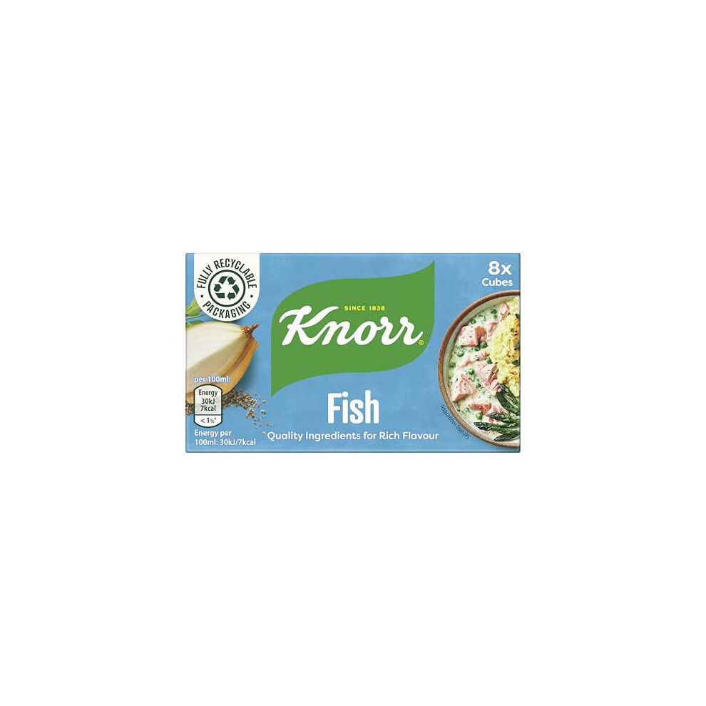 Knorr Fish Stock Cubes 8 X 10G