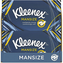 Kleenex Extra Large Single White Handkerchief Tissues Paper 90 x 2 ply Pack Extra Large Box 24