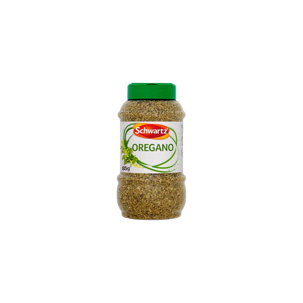 Schwartz Dried Oregano 85G– Aromatic Herb With Sweet Peppery Flavour And Citrus Notes Ideal For Italian Greek Mexican And Caribbean Recipes In Resta