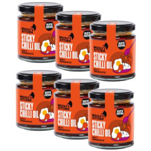 The Woolf’s Kitchen Sticky Chilli Oil Crispy Chilli Oil Extravaganza SpiceUp with Sticky Texture Essential for Rice Noodles Burgers Elevate As