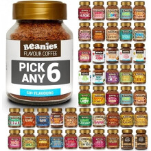 Beanies Flavoured Instant Coffee Pick Any 6 Jars from 38+ Blends Inc.