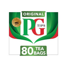 PG Tips Original Black Tea Bags Refreshing Flavourful FullBodied Perfect Flavour Release 80 Plant Based Biodegradable Teabags
