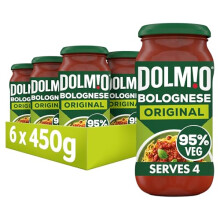 Dolmio Bolognese Original Pasta Sauce Jar Bulk Multipack 6 x 450g