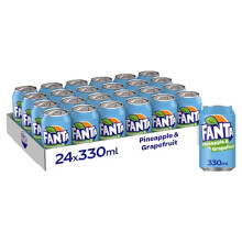 Fanta Can Pineapple Grapefruit 330 ml Pack of 24