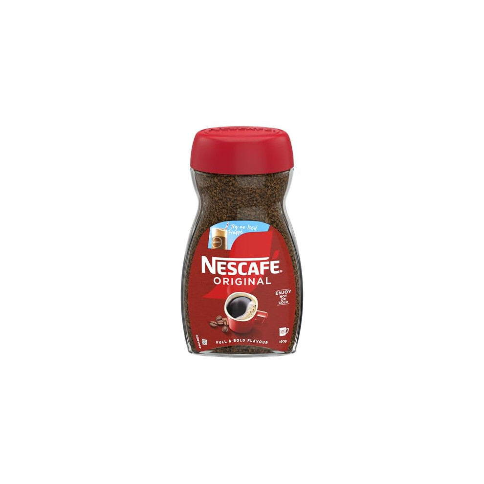 Nescafe Nescafé Original Instant Coffee 190G Rich Aroma Full And Bold Flavour Pack Of 1