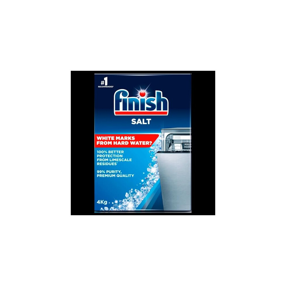 Finish Dishwasher Salt Box 4Kg Prevents Limescale Build Up Effective Against Hard Water