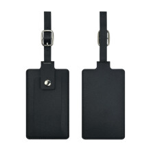 Multipurpose Fastener Suitcase Marker In Flexible PU-Black