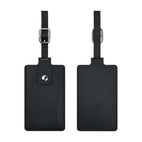 Multipurpose Fastener Suitcase Marker In Flexible PU-Black