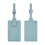 Reinforced PU Leather Case Labels With Cover Design-Light Blue 1