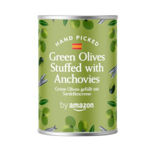 by Amazon Green Olives Stuffed With Anchovies 400g