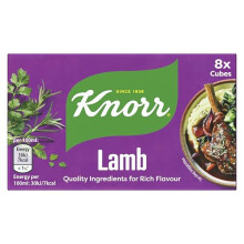 Knorr Lamb Stock Cubes Adds Rich Flavour to Your Dishes Glutenfree Lamb Stock 8x 10 g