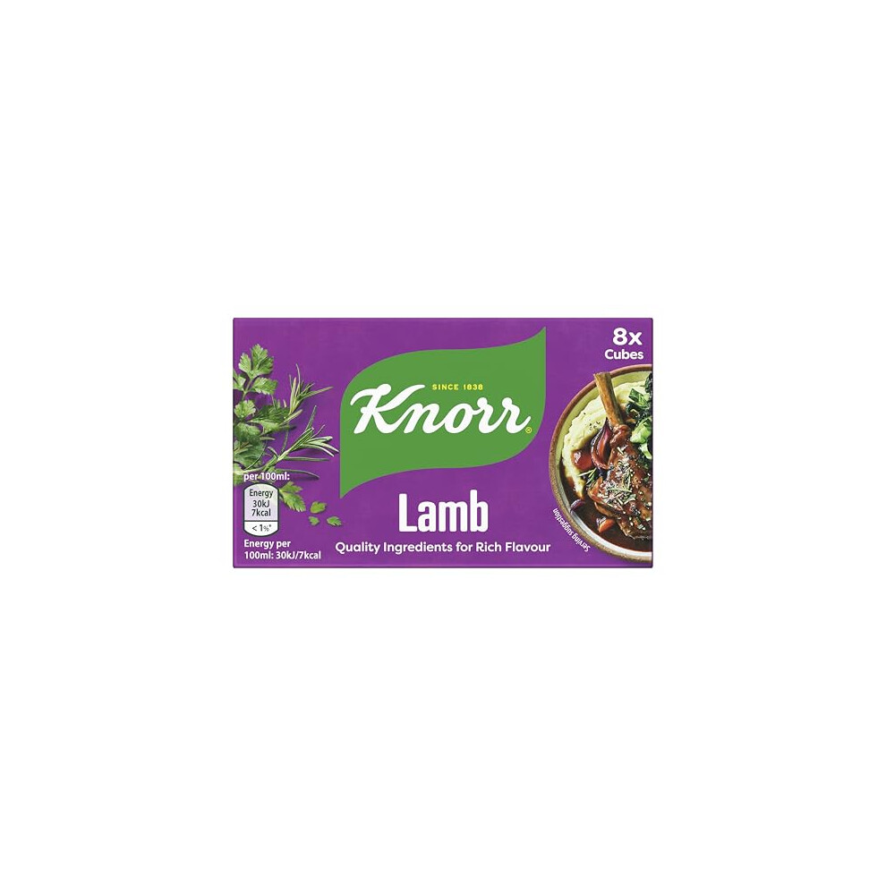 Knorr Lamb Stock Cubes Adds Rich Flavour To Your Dishes Glutenfree Lamb Stock 8X 10 G