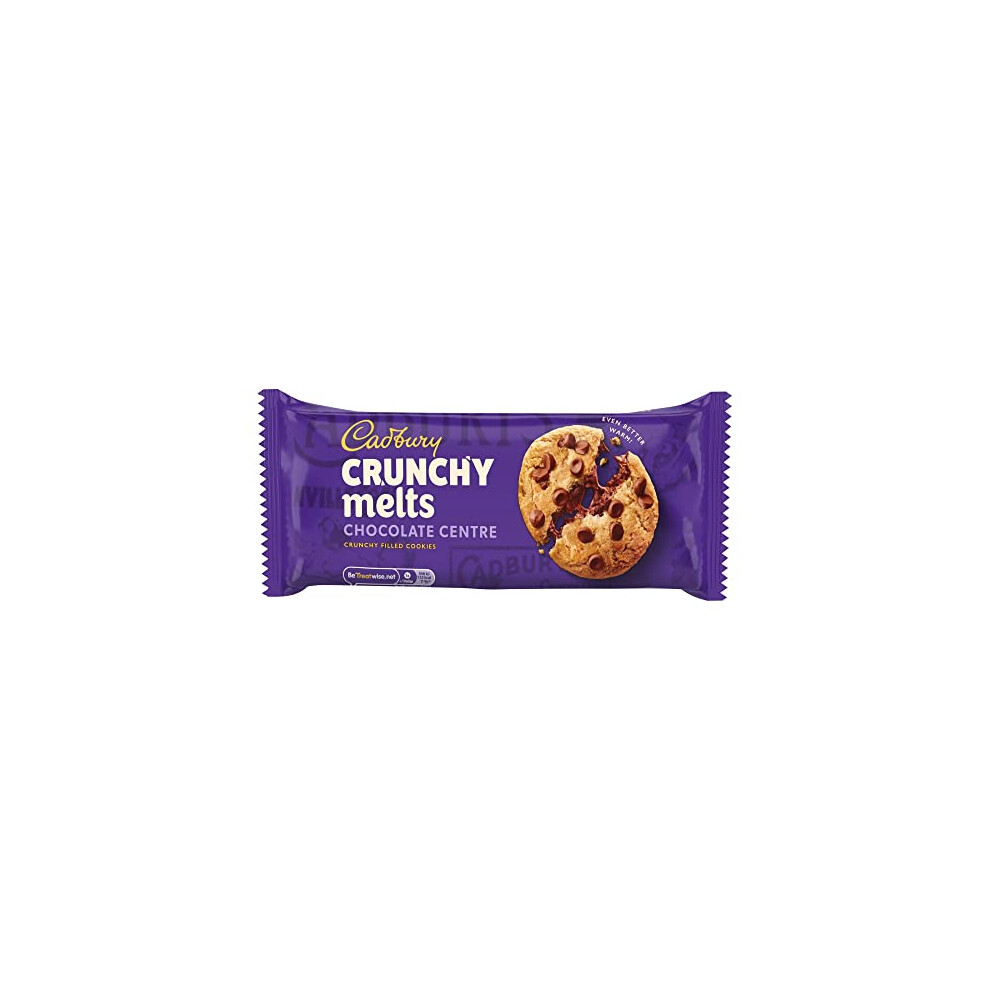Cadbury Crunchy Melts Chocolate Centre Chocolate Chip Cookies 156 G