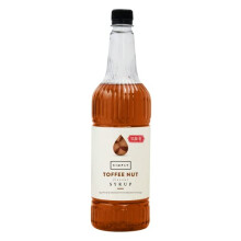 Simply Sugar Free Toffee Nut Syrup Low Calorie Vegan Nut Free Flavoured Syrup for Coffee Cocktails Baking 1 Litre