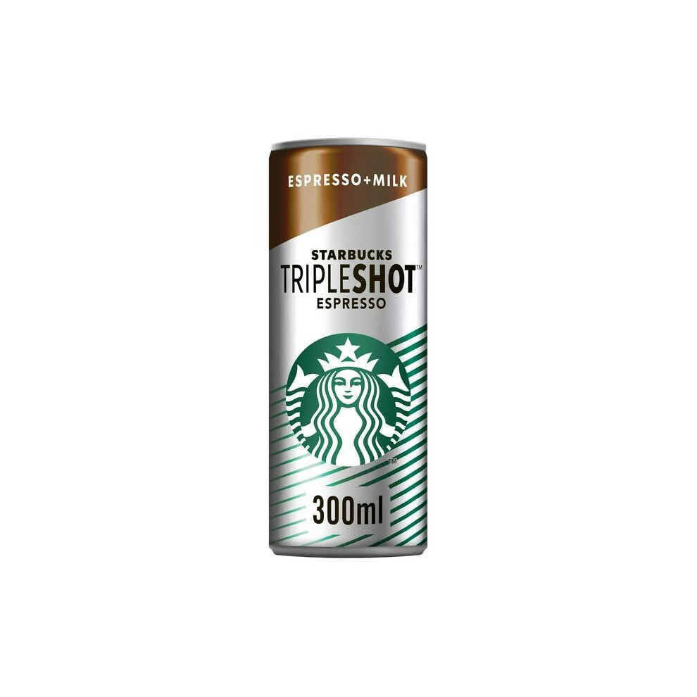 Starbucks Tripleshot Espresso Iced Coffee Can - 300Ml (Pack 12)
