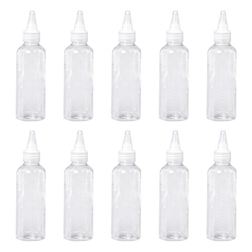 10PCS High Transparency Paint Bottle Paint Dispenser-100ml