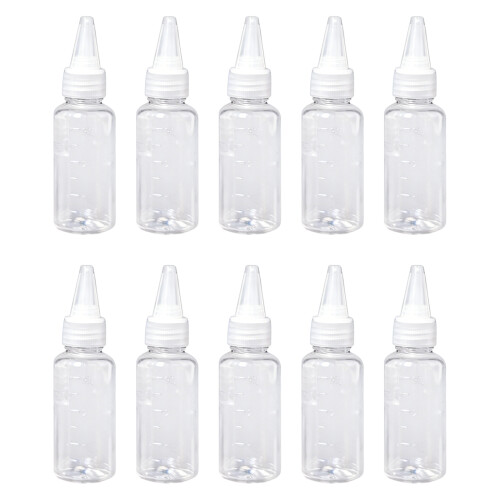 10pcs Model Paint Blending Bottle With Visible Scale For-30ml