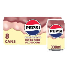 Pepsi Treats Cream Soda 8 x 330ml