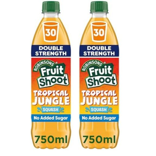 Fruit Shoot Squash Tropical Jungle - Double Strength