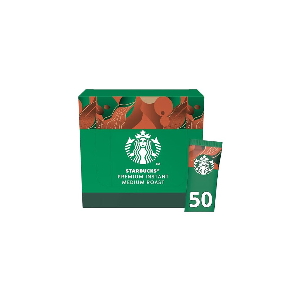 Starbucks Medium Roast Instant Coffee Sachets 50 X 23 G