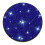Rhinestones Cup Holder Coasters Car Cup Holder Pad with-Blue 1