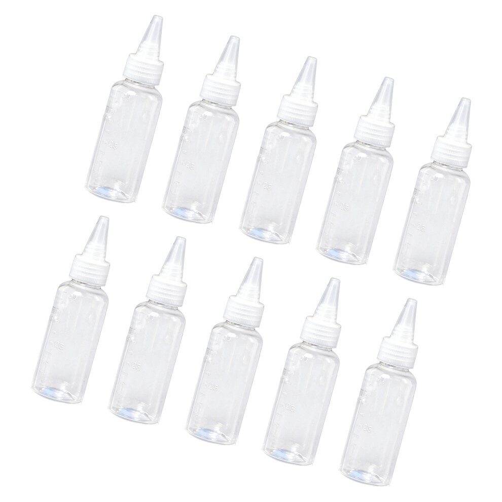 10Pcs Plastic Paint Mixing Bottle Paint Dispenser-50Ml 7751001381225