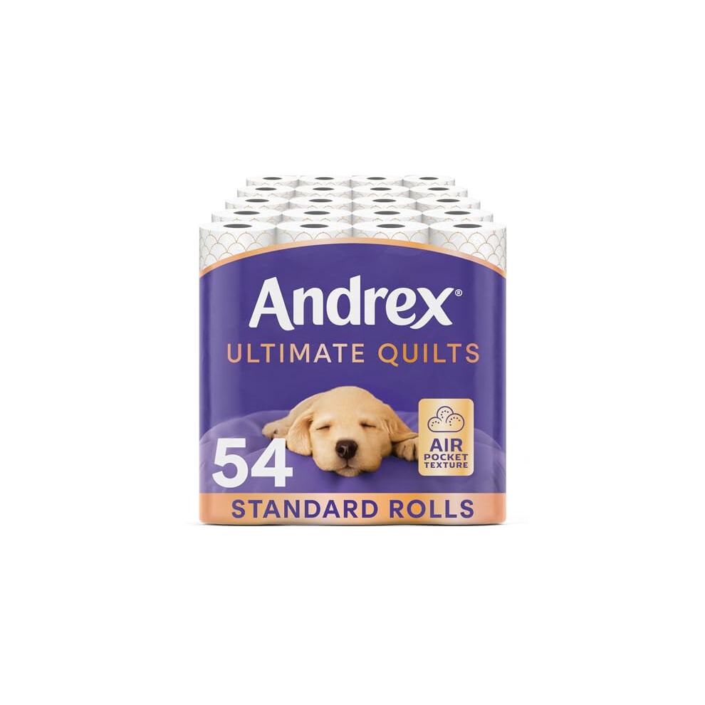Andrex Toilet Roll Supreme Quilted Toilet Paper 54 Toilet Rolls