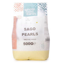 Wholefood Earth Sago Pearls 500 g GMO Free Natural