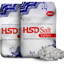 HSD salt tablets 25kg Bags Best for Laundry Kitchen Dish Washing Compatible to all water softener salt tablet 25kg Food Grade 100 Genuine British di