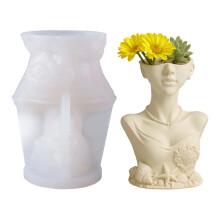 Unique Lady Design Silicone Craft Mold For Handmade Resin Pen