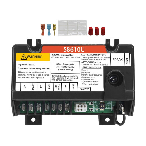 Compact Furnace Control Mo duleS8610U Burners Accessories for