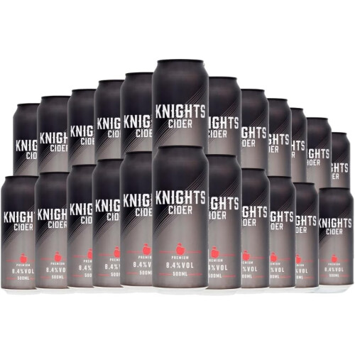 Knights Cider Premium Multi-pack, 24 x 500ml Cans