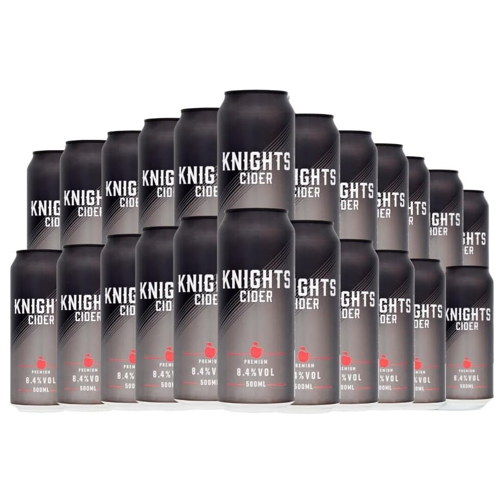 Knights Cider Premium Multi-Pack, 24 X 500Ml Cans Amber 49099904