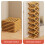 High Capacity Shoe Storage Adjustable From 2 To 10-4 tea brown 2