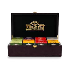 Ahmad Tea Tea Keeper Tea Selection 80 Teabag Box with 8 Black FruitFlavoured Green Teas 160 g