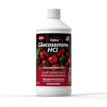 Optima Glucosamine HCL Cherry Juice Concentrate Natural Vegan No Added Sugar No Artifical Sweetners 1200 mg per Serving 1 Litre