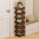 High Capacity Bamboo Shoe Storage Rack Shelf Modular System-9 Y 7