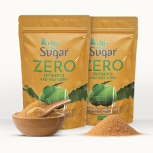 Better Than Sugar Zero Erythritol and Fruit Blend 1kg 2 x 500g 11 Sugar Alternative Zero Calories Net Carbs 100 Natural Granulated Sweetener K
