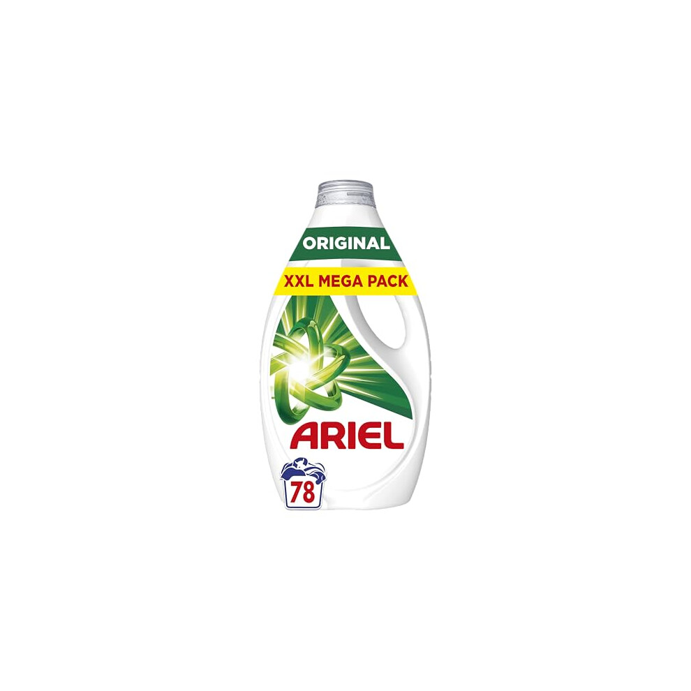 Ariel Washing Liquid Laundry Detergent 78 Washes Original Stain And Odour Removal In 1 Wash Brrrilliant Even In Cold And Short