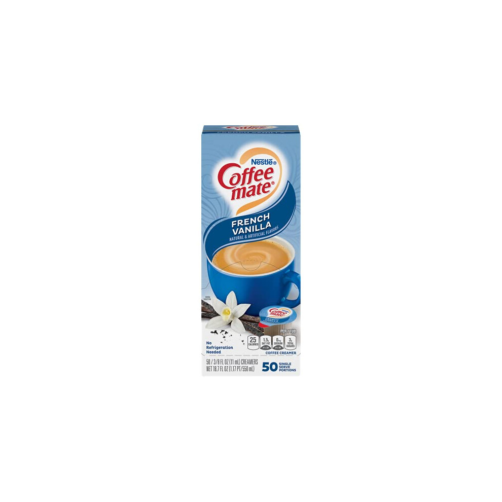 Coffee Mate Coffeemate French Vanilla Creamer 375Oz Pack Of 50