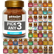 Beanies Flavoured Instant Coffee PICK ANY 3 Jars from 50+ Flavours