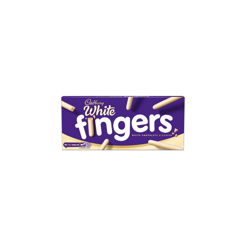 Cadbury Chocolate Fingers Biscuits Crunchy Biscuits Covered In Smooth Chocolate 114 G Pack Of 1 White