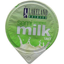 LAKELAND 50 UHT Semi Skimmed Milk 12ml portions