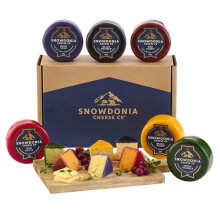 Snowdonia Cheese Company Premium Deli Gift Box 6 Luxury Welsh Cheeses Black Bomber Cheddar Cheese and more
