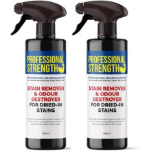 Professional Strength DriedIn Stain Remover 500 ml EnzymeBased Carpet Fabric Spray for Stubborn Stains 500ml Pack of 2