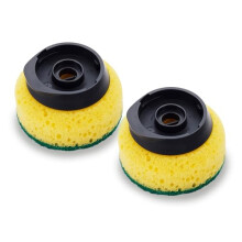 Joseph Joseph SinkTech Kitchen Sponge Replacement Heads Pack of 2 NonScratch Abrasive Pads Pan Scraper