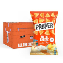 PROPER All the Cheese Lentil Chips 8 X 85g