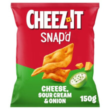 Cheezeits Cheese and Sour Cream and Onion Baked Snacks 150g Pack of 6