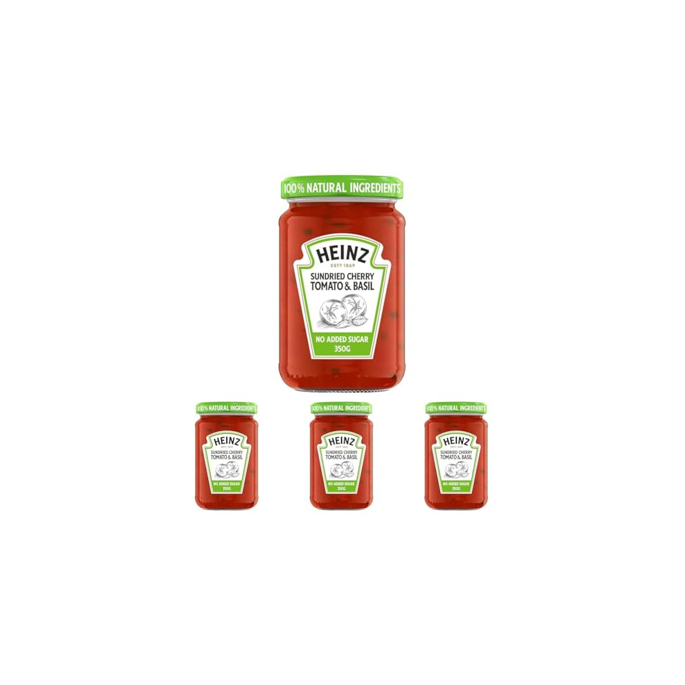 Heinz Cherry Tomato Basil Italian Pasta Sauce 350G Pack Of 4