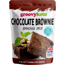 Groovy Keto Chocolate Brownie Mix Low Carb Keto Friendly Sugar Free Only 08g Net Carbs Per Brownie Keto Baking Mix Diabetic Friendly 240g Pouc